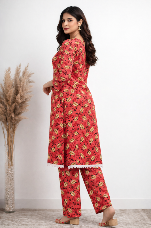 Stitched 2Piece Ladies Suit ABCH-2