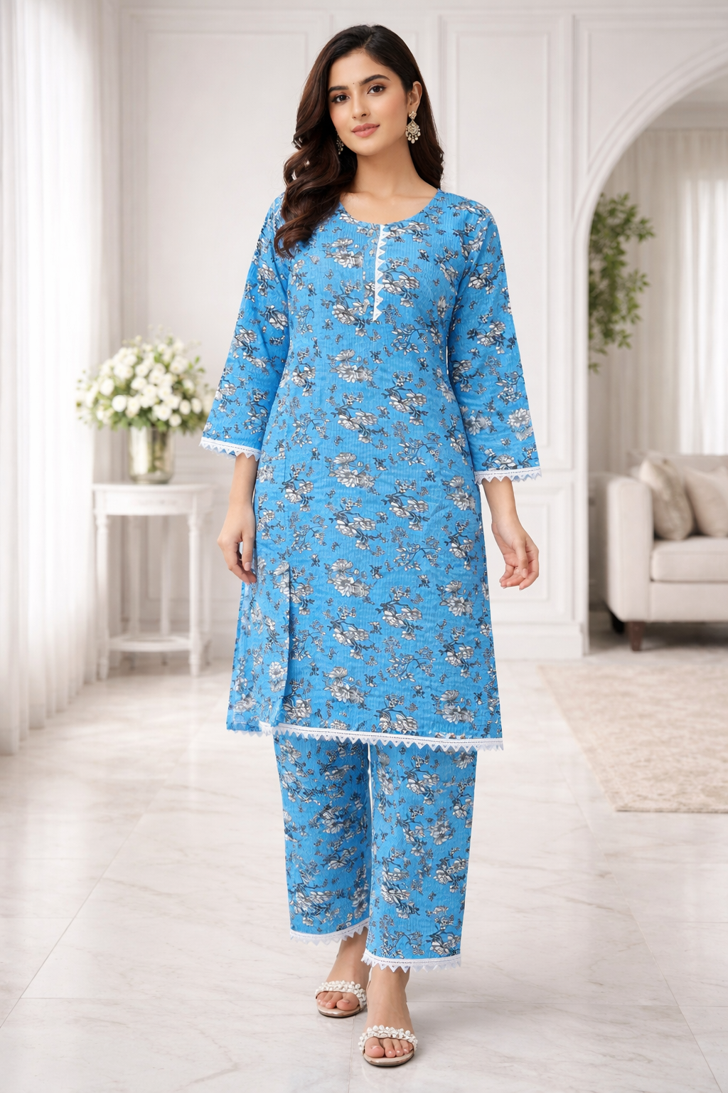 Stitched 2Piece Ladies Suit ABCH-4