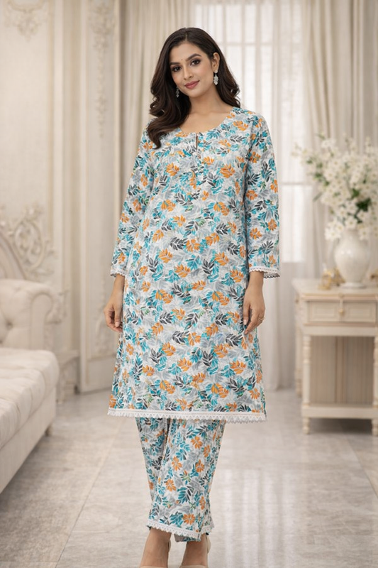 Stitched 2Piece Ladies Suit ABCH-3