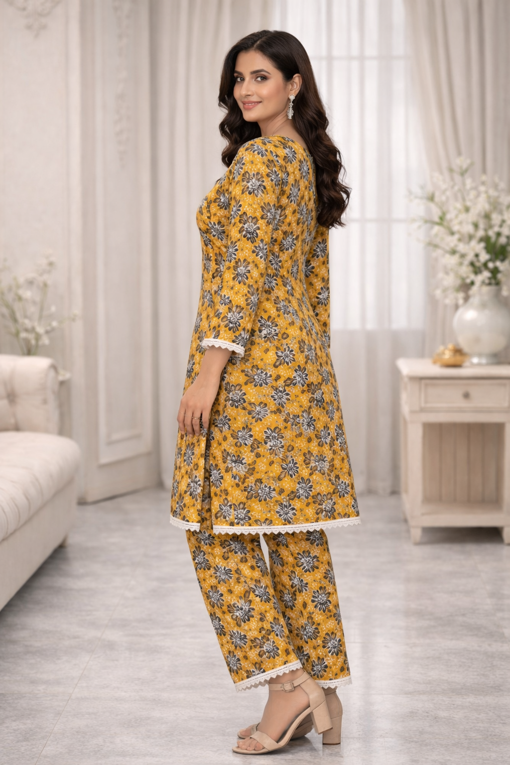 Stitched 2Piece Ladies Suit ABCH-5