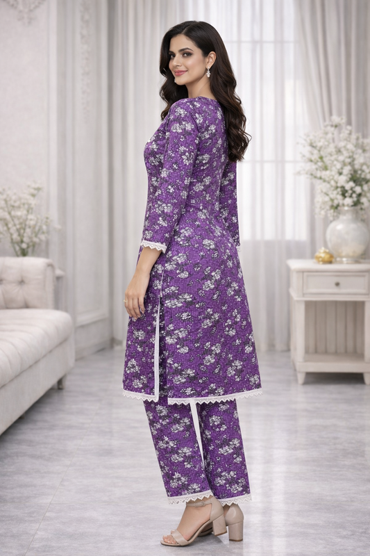 Stitched 2Piece Ladies Suit ABCH-6