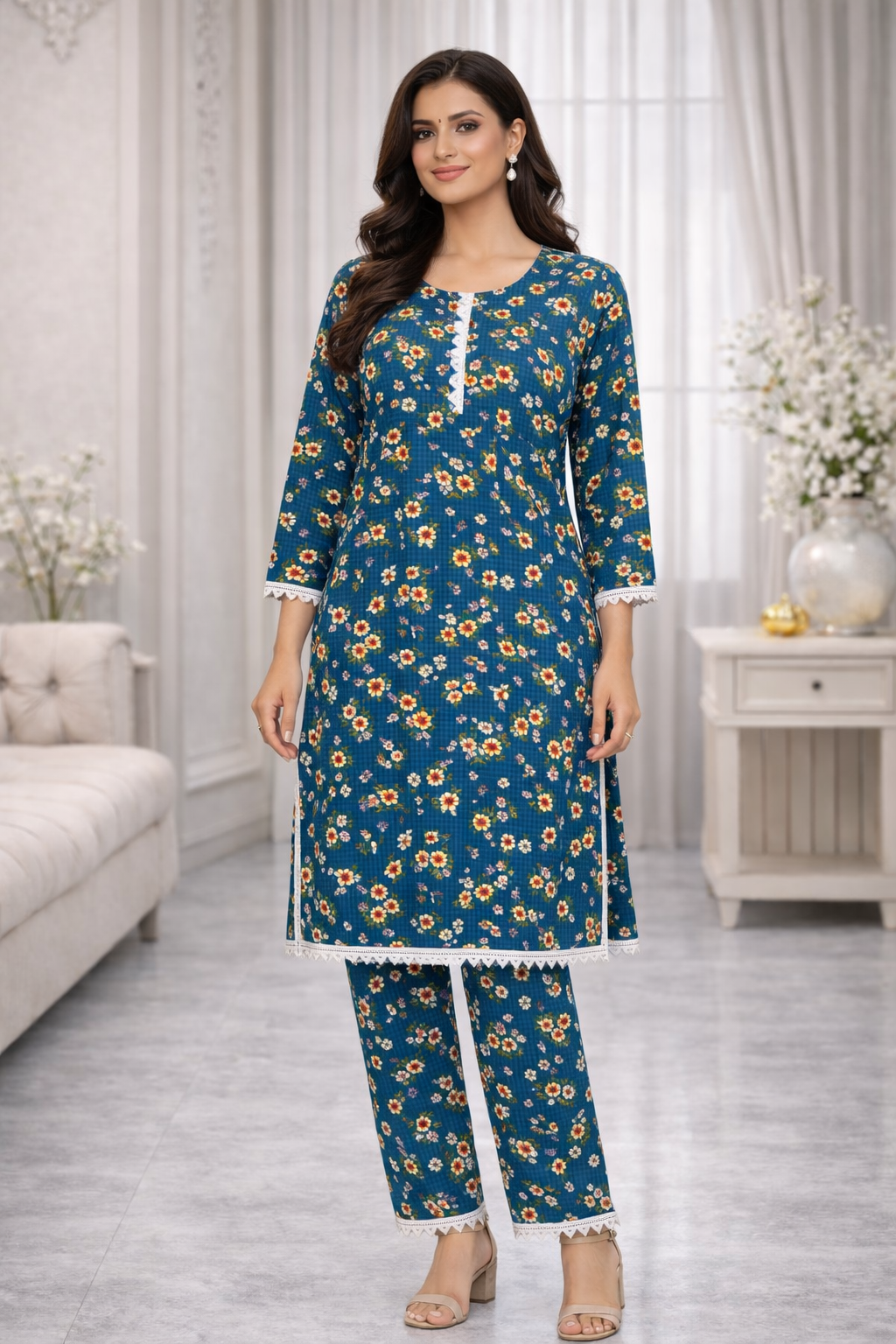 Stitched 2Piece Ladies Suit ABCH-7