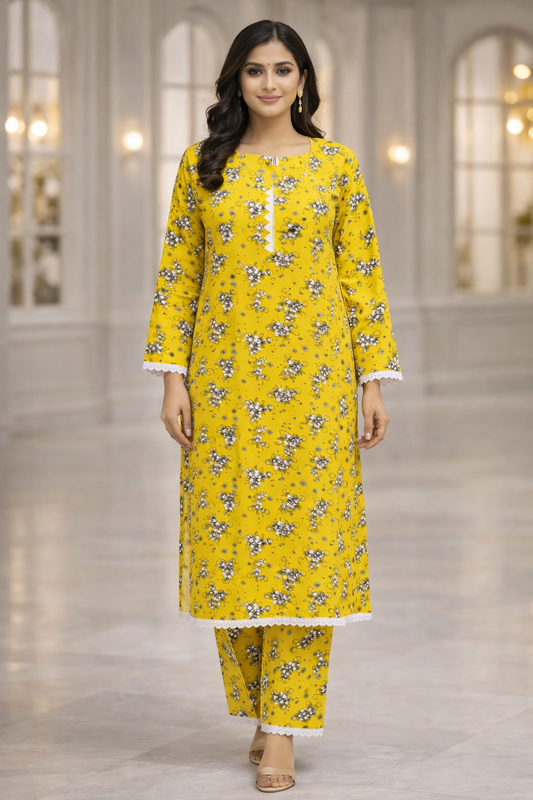 Stitched 2Piece Ladies Suit ABCH-14