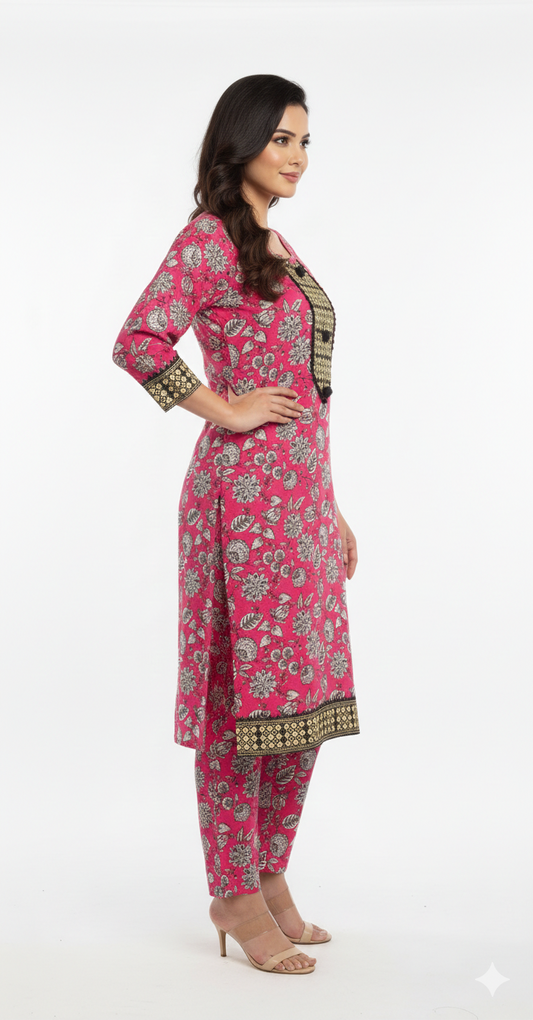 Stitched 2Piece Ladies Suit ABCH-26
