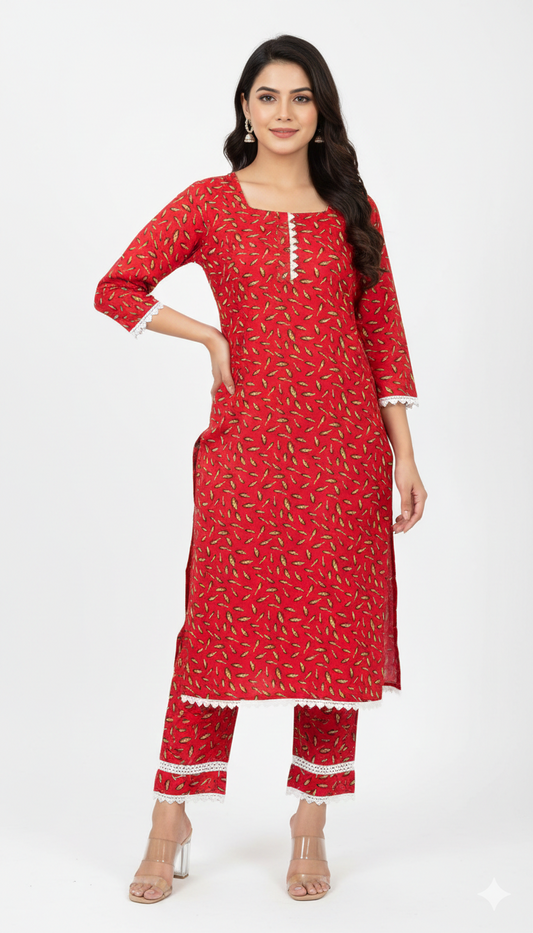 Stitched 2Piece Ladies Suit ABCH-29