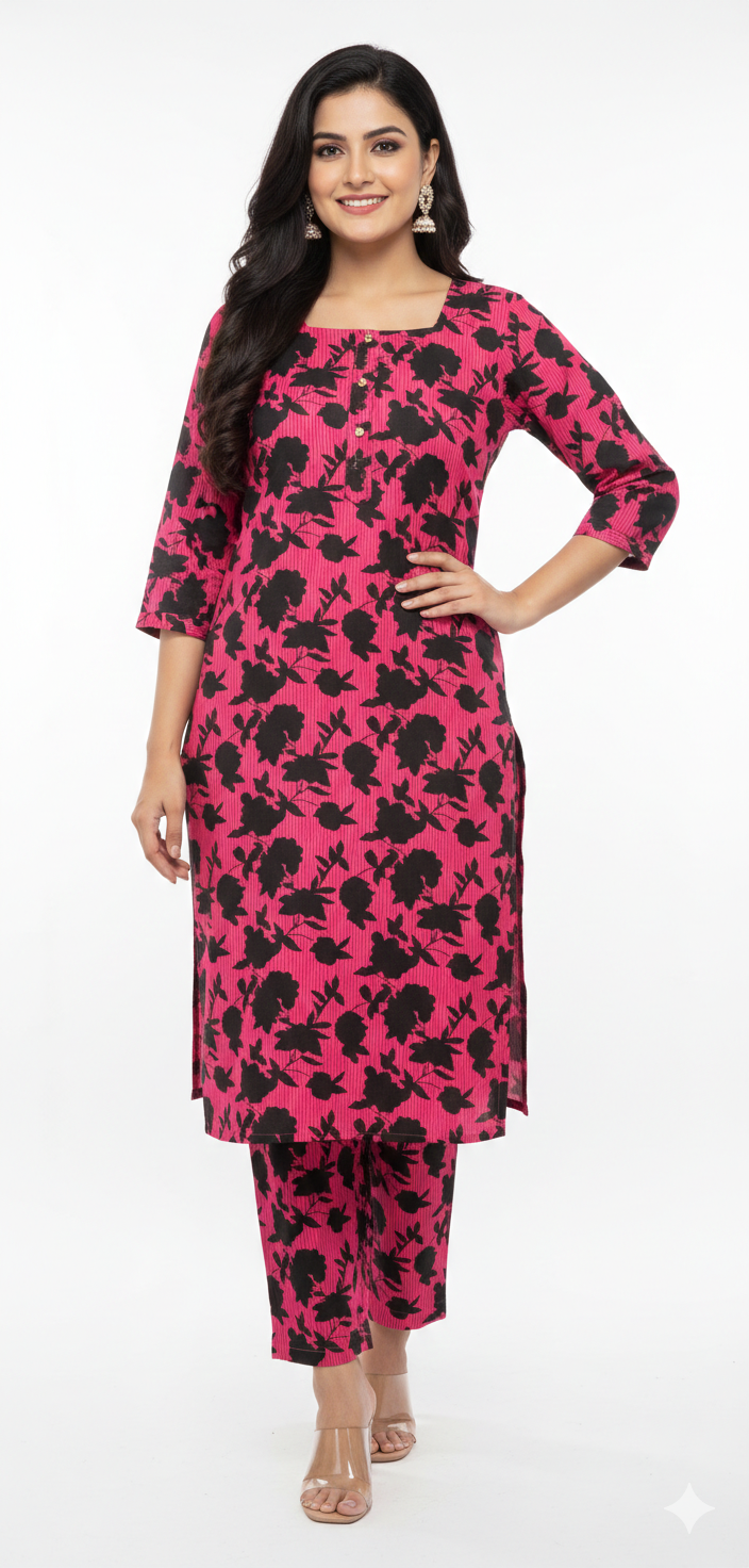 Stitched 2Piece Ladies Suit ABCH-28