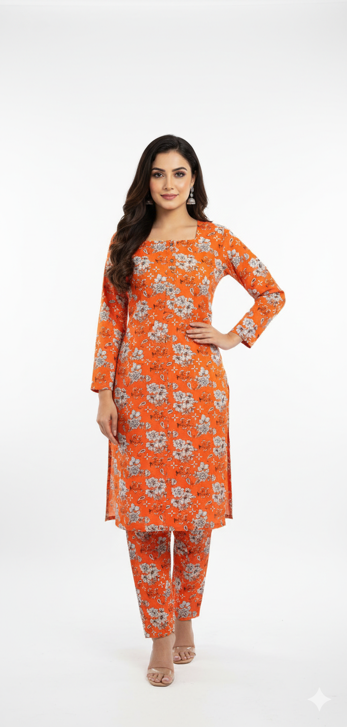 Stitched 2Piece Ladies Suit ABCH-24