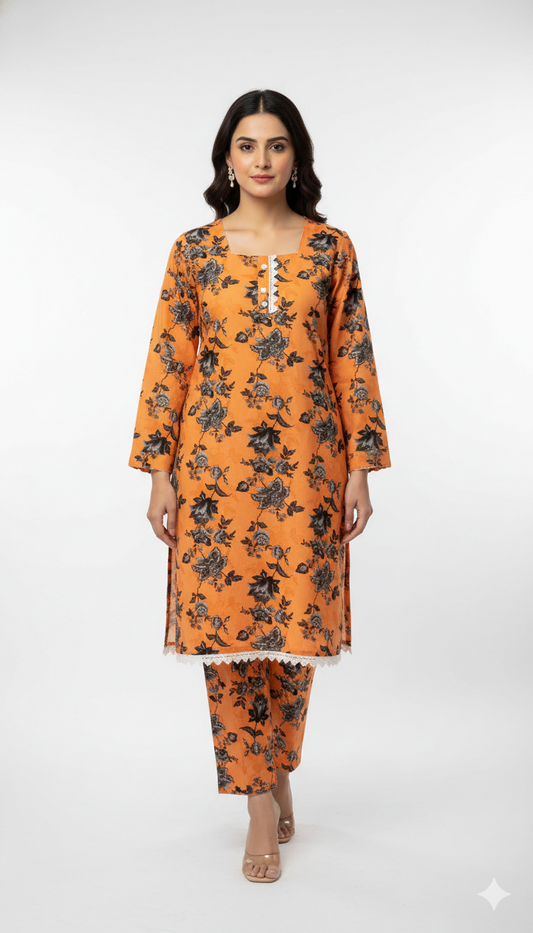 Stitched 2Piece Ladies Suit ABCH-20