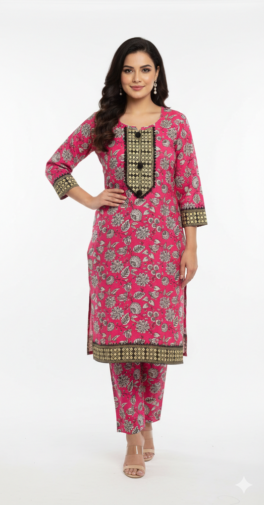 Stitched 2Piece Ladies Suit ABCH-26