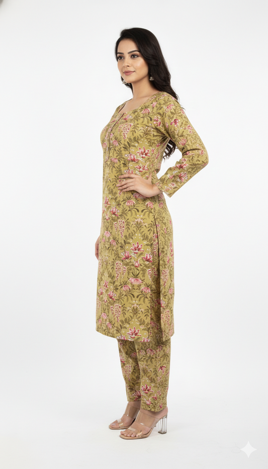 Stitched 2Piece Ladies Suit ABCH-25